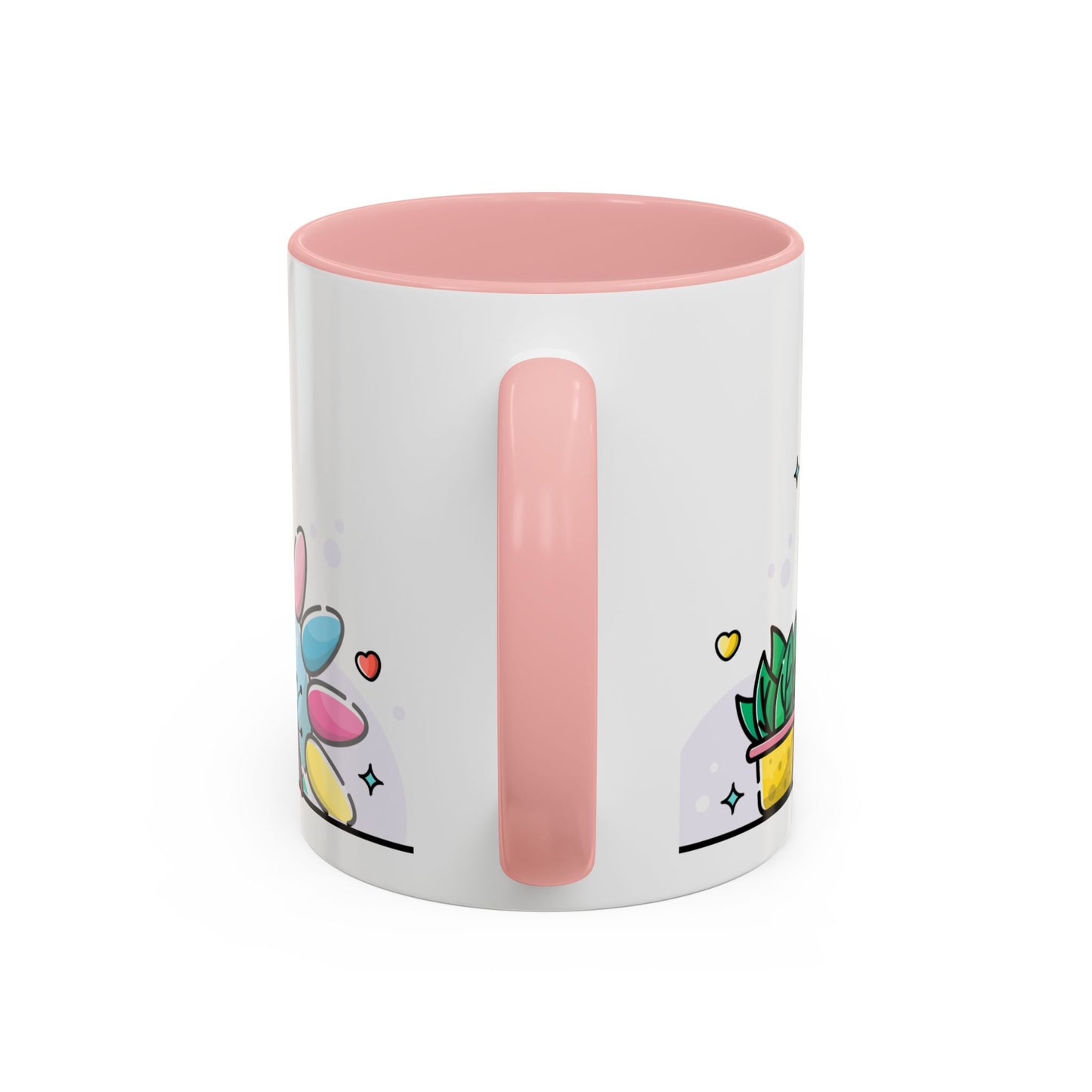 "Mani Over Matter" Color-Accent Mug – LuxeA Nails (Pink or Black)