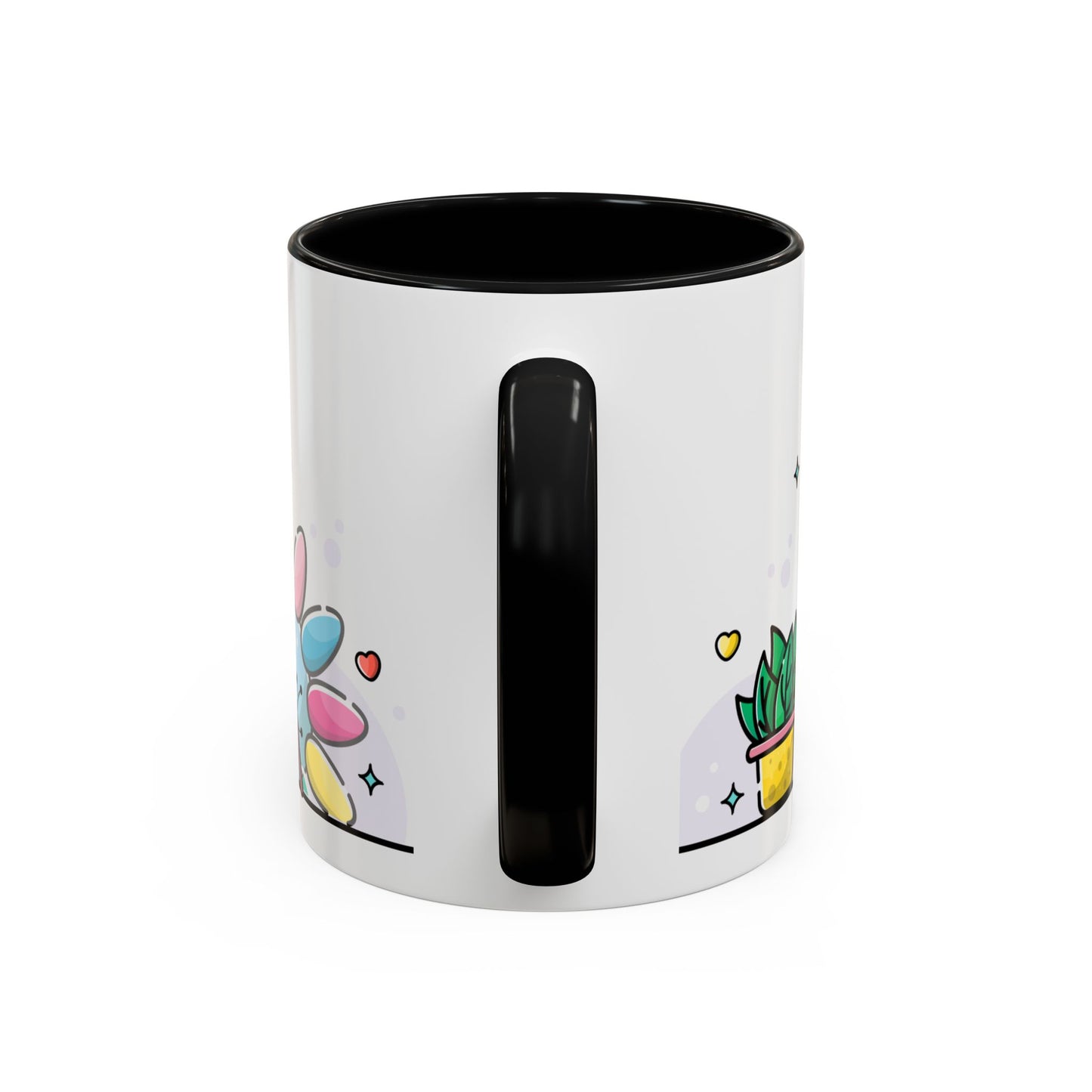 "Mani Over Matter" Color-Accent Mug – LuxeA Nails (Pink or Black)