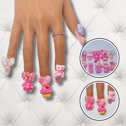 Sweet Treats Candyland Coffin Press-On Nails Set