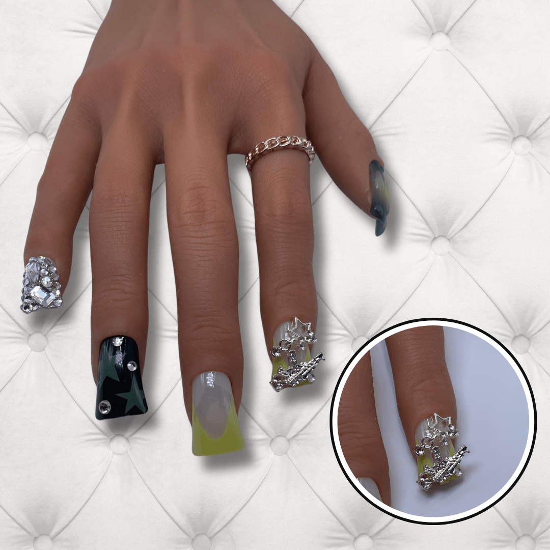 Duck Stargazing Barbie Press-On Nails Set