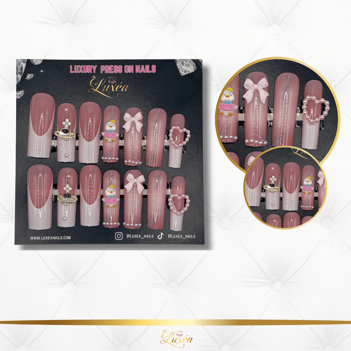 Ballerina Princess Press-On Nail Set