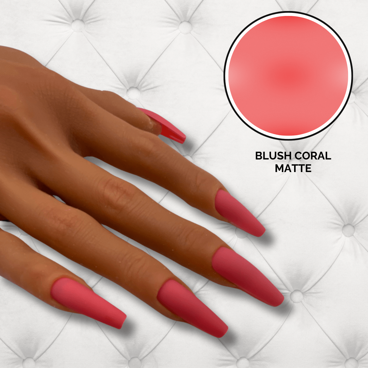 Matte Ballerina Long Press-On Nails Set