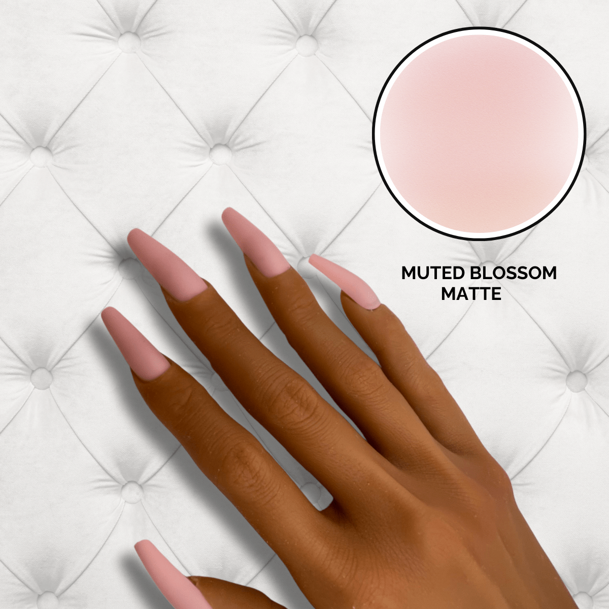 Matte Ballerina Long Press-On Nails Set