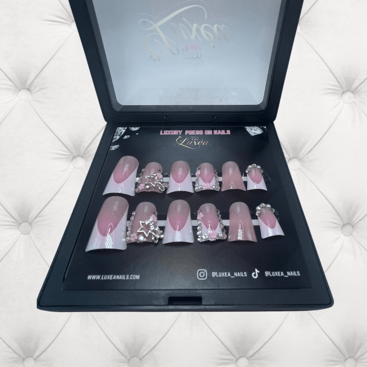 Pink Princess Duck Medium Press-On Nails Set