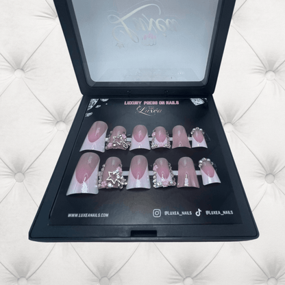 Pink Princess Duck Medium Press-On Nails Set