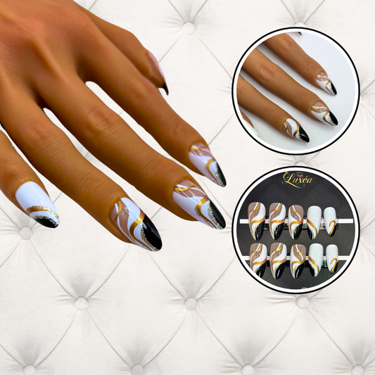 Swirl Glam  Press-On Nails