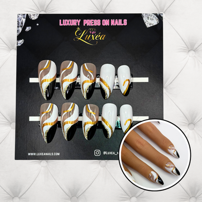 Swirl Glam  Press-On Nails