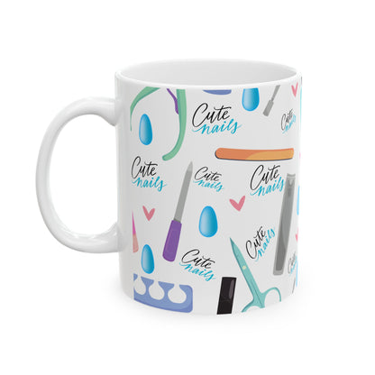 💅 "Mani Over Matter" Ceramic Mug