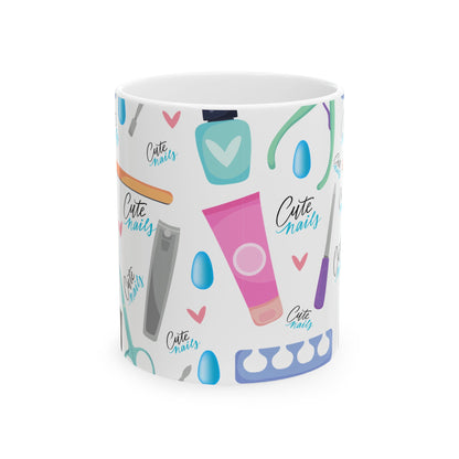 💅 "Mani Over Matter" Ceramic Mug