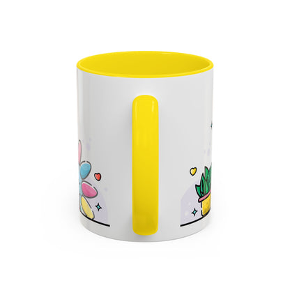 "Mani Over Matter" Color-Accent Mug – LuxeA Nails (Pink or Black)