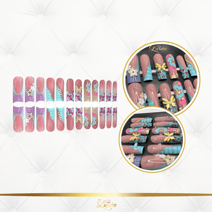 🌺 Hawaiian Paradise Press-On Nail Set